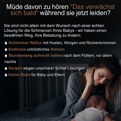 TraumWiege™ – Für Reflux, Koliken & besseren Schlaf