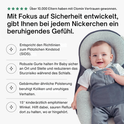 TraumWiege™ – Für Reflux, Koliken & besseren Schlaf