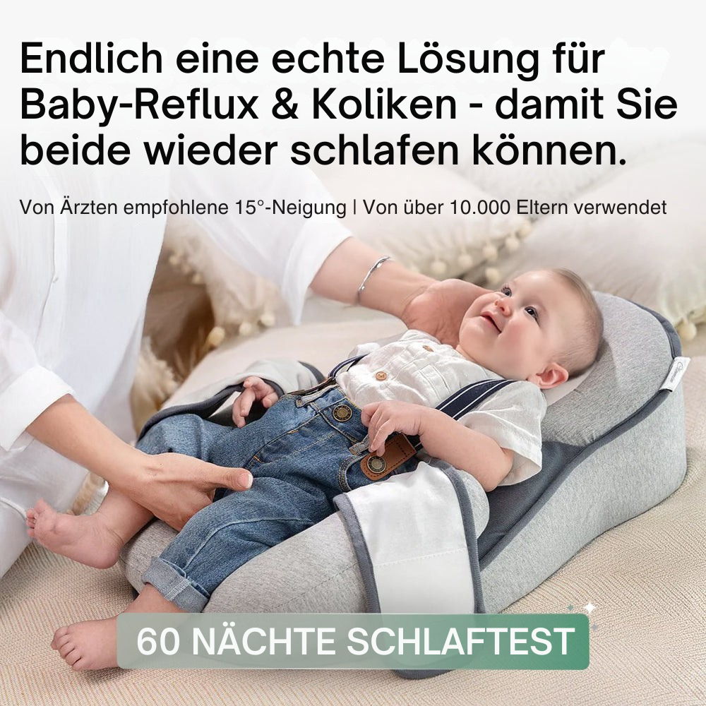 TraumWiege™ – Für Reflux, Koliken & besseren Schlaf